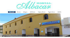 Desktop Screenshot of hostalalbacar.com